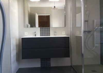 Installation d'une salle de bain_installation douche_meuble vasque_nantes sud